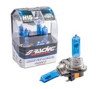 Lampade Effetto XENON Luce Bianca 12V H15 55-15W 4200K Blu Ice Simoni Racing
