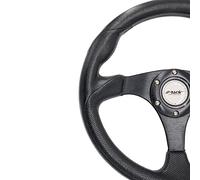 Simoni Racing BPU320N Barchetta Evo Volante Sportivo Universale in Poliuretano, Nero