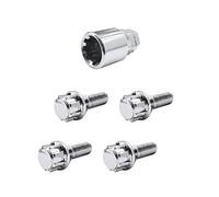 Simoni Racing BRA/20 Kit 4 Bulloni Antifurto - Bulloni antifurto per Ruote Chiave 19 M12x1.5 Lunghezza 25 mm