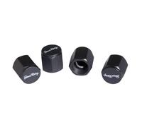 Simoni Racing CAPS/A Arcade Cappucci Valvola Universali, Set Tappi per pneumatici Auto, Alluminio Nero