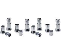 Simoni Racing CAPS3/X Kit 4 Cappucci Valvola Chrome Universali, per pneumatici, Colore Cromo (Confezione da 2)