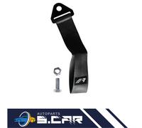 SIMONI RACING Cinghia Di Traino Fino A 3000 Kg 28cm Con Staffa In Acciaio Nera