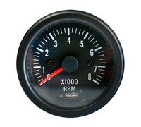 Indicatore elettrico 2'' Simoni Racing contagiri. NERO