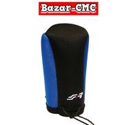 Simoni Racing COPRI POMELLO cover cambio auto NERO / BLU microfibra UNIVERSALE