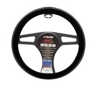 Simoni Racing Coprivolante Auto in Velluto Nero e Carbon Look - Antiscivolo - Universale 37-39 cm
