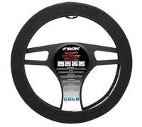 COPRIVOLANTE SIMONI RACING MICROFIBRA NERA BLACK FACE X VOLANTI 35 38CM