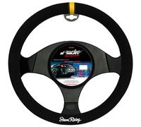 Simoni Racing Coprivolante Carrera Look Microfibra nera riga gialla diam. 37-39