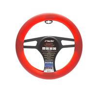 Coprivolante Auto Universale Soft Sil Red Grey Diametro 35-40cm Simoni Racing