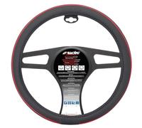 Coprivolante auto diametro 37-39cm Simoni Racing Speed eco-pelle nera