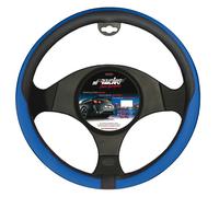 Coprivolante auto diametro 37-39cm Simoni Racing Tidy eco-pelle nera e blu