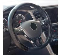 Simoni Racing CVT/AC Coprivolante Universale in carbon look antiscivolo colore nero, per volanti con diametro 34-40 cm