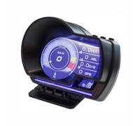 Simoni Racing HUD6 - Head-Up Display Digitale OBDII e GPS, Display Multifunzionale per Auto, 7 Interfacce, velocità, Altitudine, Distanza, Attacco Cruscotto e Parabrezza