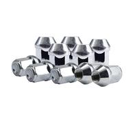 Simoni Racing DR/24-10 Kit 10 Dadi Ruota Chiusi M12x1.25 Chiave 17 Lunghezza 34 mm, Acciaio Inox C4C Zincato Classe 10.9, Made in Italy, per Abarth Alfa Romeo Fiat Lancia Peugeot e Citroën