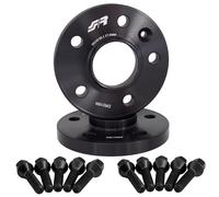 Simoni Racing DR016N/B2N Kit 2 distanziali in Alluminio Nero 17,5 mm 5x110 Centraggio 65,1