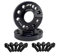 Simoni Racing DR041N/B10N - Kit 2 Distanziali Neri in Alluminio con bulloneria 20 mm 4/5X100 Centraggio 57,10