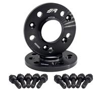 Simoni Racing DR042N/B22N - Kit 2 Distanziali Neri in Alluminio con bulloneria 12 mm 5X112 Centraggio 66,60