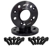 Simoni Racing DR120N/B10N Kit 2 distanziali in Alluminio Nero 12 mm 5x112 Centraggio 66,6
