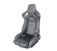 Simoni Racing Emerson Sedile Sportivo Reclinabile eco pelle nera carbon look