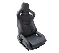 Simoni Racing Emerson Sedile Sportivo Reclinabile Ecopelle Nera DX