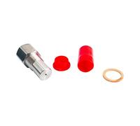 Simoni Racing EMU1 Emulatore Sonda Lambda - Sensore di Ossigeno - Estensione del sensore di Ossigeno, Adattatore in Acciaio Inossidabile M18x1,5 per Automobile