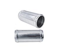 SIMONI RACING G7635 Giunto in Alluminio per Manicotti Diametro 35 mm Lunghezza 76 mm, Raccordo Dritto con estremità Bombate Anti-Sfilamento, per Sistemi Intercooler Aspirazione e Turbo, Universale