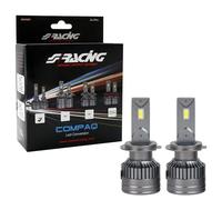 SIMONI RACING H7 LED Conversion Compaq Kit di 2 lampadine LED con Attacco H7 - Luce Bianca 6500°K