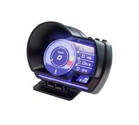 Simoni Racing HUD6 - Head-Up Display Digitale OBDII e GPS, Display Multifunzionale per Auto, 7 Interfacce, velocità, Altitudine, Distanza, Attacco Cruscotto e Parabrezza