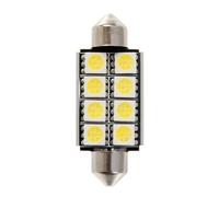 Simoni Racing IL12/W-41 Kit 2 Lampadine Siluro a 8 LED, 41 mm, CAN-BUS