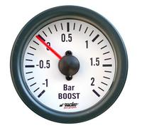 SIMONI RACING Indicatore meccanico livello di pressione Turbo + Vac - art. BV/W