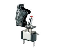 Simoni Racing ISR/1C-L Interruttore Universale con Led, Carbon Look