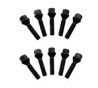 Simoni Racing Kit 10 bulloni Ruote Chiave 17 M14x1.5 Lunghezza 40 mm Testa sferica zincato Nero