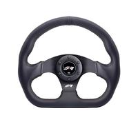 Volante Sportivo in Ecopelle Nera Modello Need For Speed NFS Simoni Racing