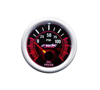 Simoni Racing OP/A Indicatore elettrico di Pressione Olio sfondo Nero