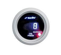 Simoni Racing OP/D Indicatore Digitale di Pressione Olio, sfondo Nero