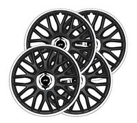 Simoni Racing ORD/14S, Set 4 Copricerchi universali Orden S da 14" pollici, Copriruota auto Nero