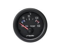 Simoni Racing Indicatore elettronico temperatura olio Black Line 2'' (52 mm) Nero