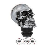 Pomello cambio universale Simoni Racing Skeletor cromato teschio con occhi neri