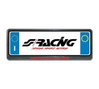 Portatarga anteriore universale carbon look PTX/4AC