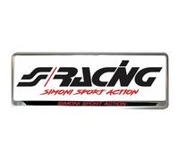 Simoni Racing Portatarga anteriore cromato
