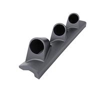 Simoni Racing PSR6 Porta Strumenti Verticale Universale, 3 Fori, Supporto Calibro Montante Destro Gauge da 2 pollici/52mm, Porta Strumenti da Montante, ABS Nero