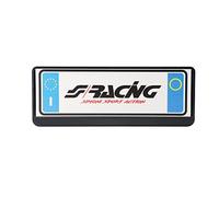 Portatarga anteriore universale in abs nero PTX/AN