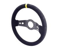 Simoni Racing Volante RALLY Sportivo Universale in Camoscio Nero 320mm