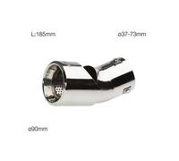 Simoni Racing Scarico Marmitta Terminale Rotondo in inox - TRX/82