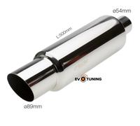 Simoni Racing Silenziatore Marmitta Scarico Acciaio Inox Medium Fire ESR084