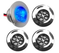 Kit 4 luci led per esterni colore BLU