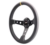 Volante sportivo a calice carbon look 350mm Simoni Racing Stage