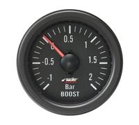 Simoni Racing Strumento Manometro pressione turbo Black line -1+2 bar 52mm BV/B