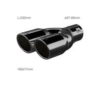 Simoni Racing Terminale CODINO marmitta rotondo doppio inclinato acciaio inox