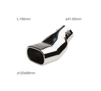 Simoni Racing Terminale marmitta codolino universale rettangolare acciaio inox