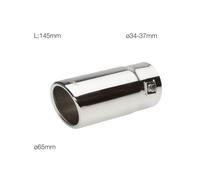 Simoni Racing Terminale rotondo inclinato acciaio inox